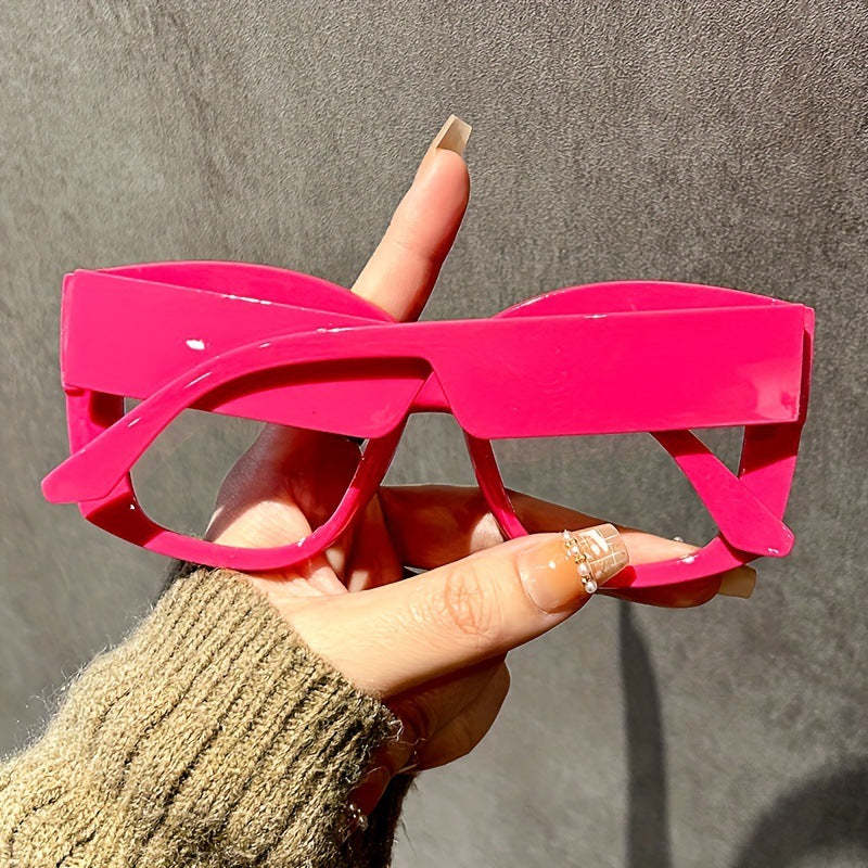 👓👓Oversized  Square Frame Uv Protection Sunglasses(1 set-5pcs)