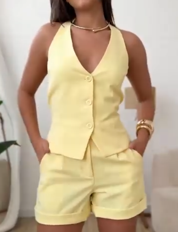 🌷🌷Shorts and Vest Set