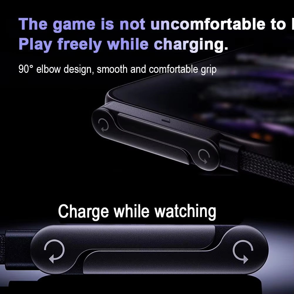 Invisible Holder Charger Cable with Stand-240w super fast charging