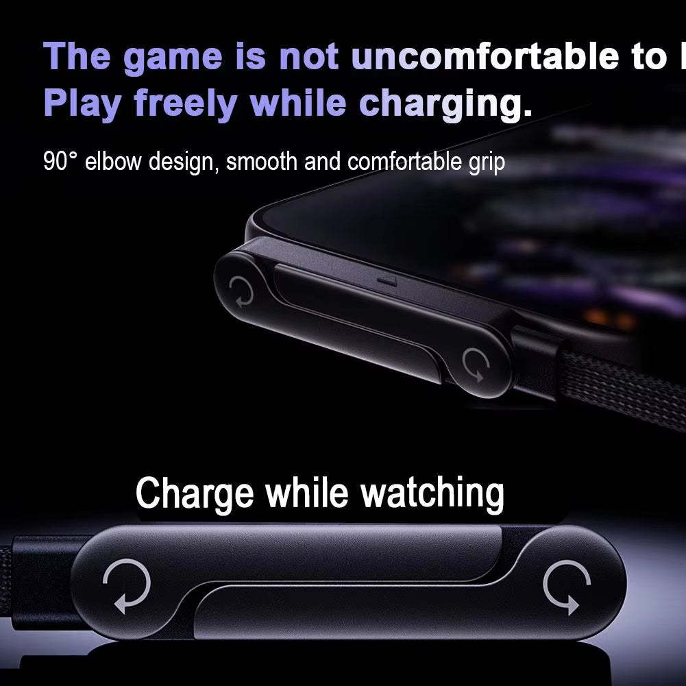 Invisible Holder Charger Cable with Stand-240w super fast charging