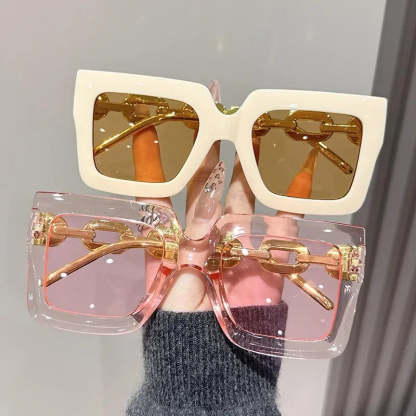 New Square Chain Sunglasses