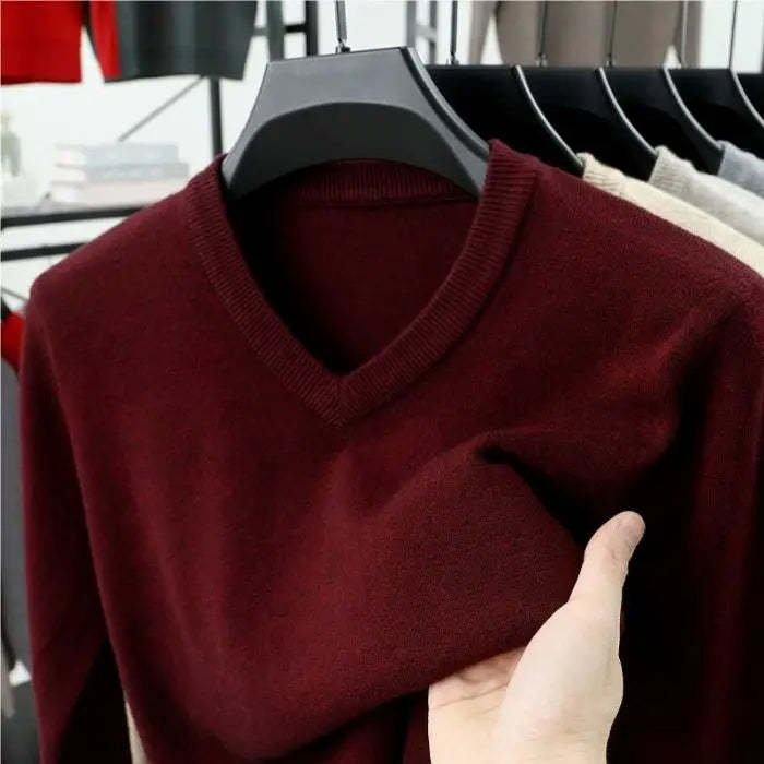 Valmere Cashmere V-Neck Sweater