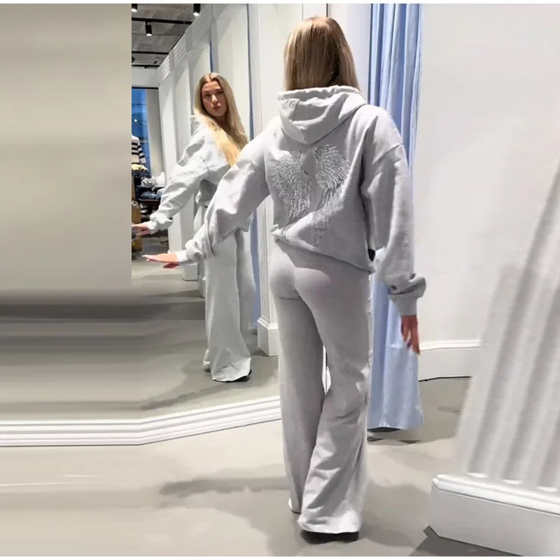 Loose Full Sleeve Pullover Hoodie