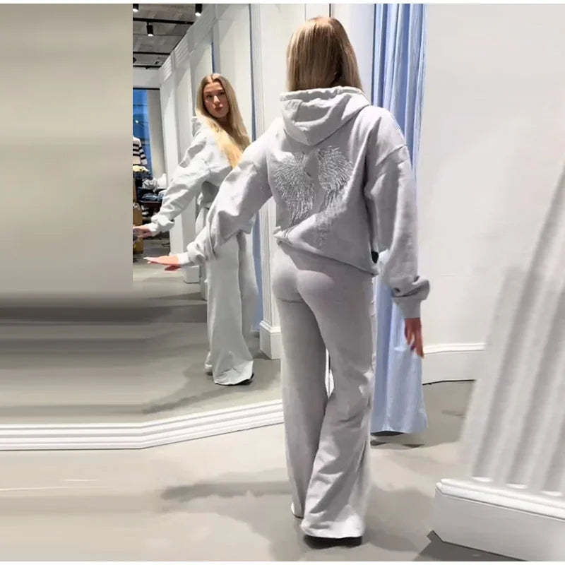 Loose Full Sleeve Pullover Hoodie