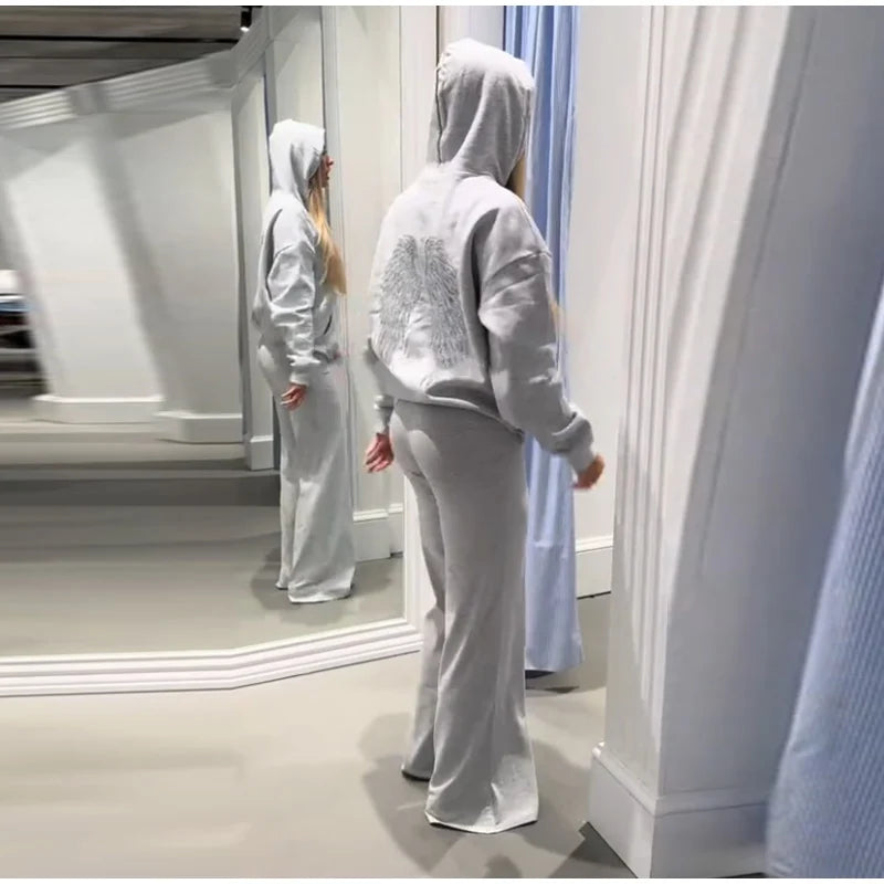 Loose Full Sleeve Pullover Hoodie