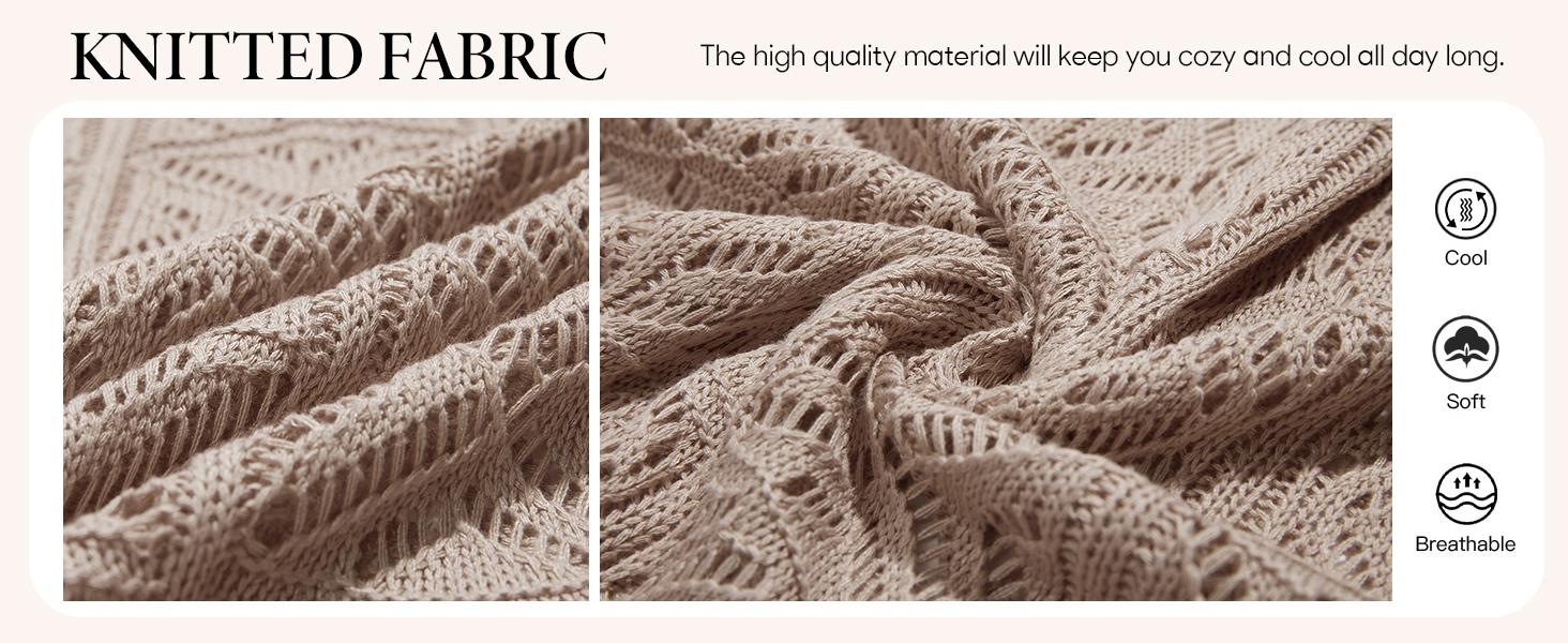 Fisoew Women's Bohemian-Inspired Beige Crochet Top with V-Neck #Springtok #TikTokShopJumpstartSale Casual Chic