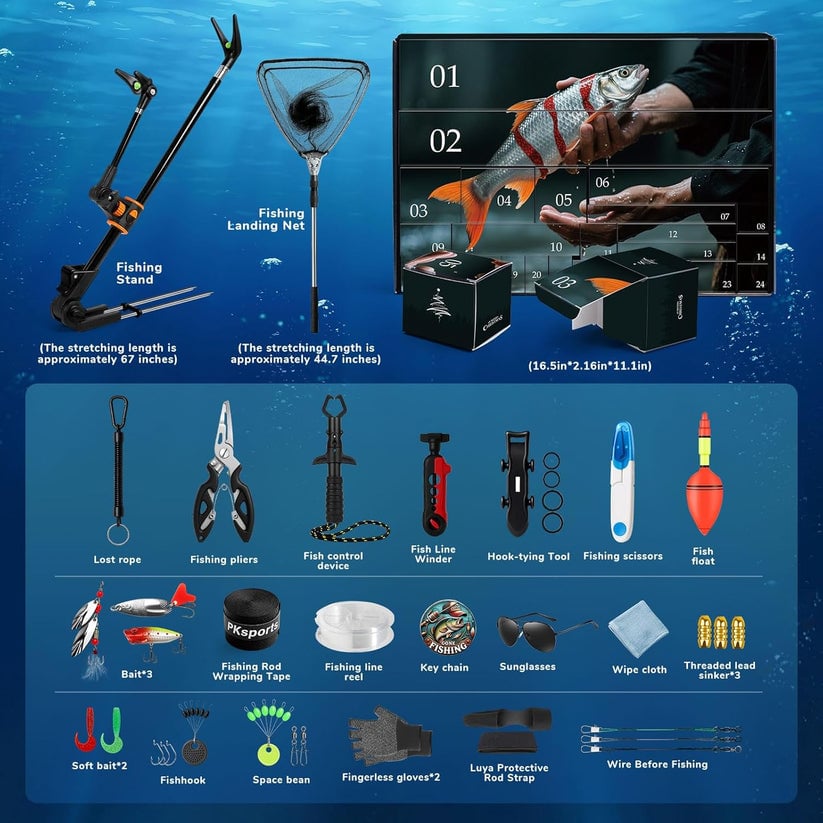 FISHING ADVENT CALENDAR | 24 Days of Fishing Lures