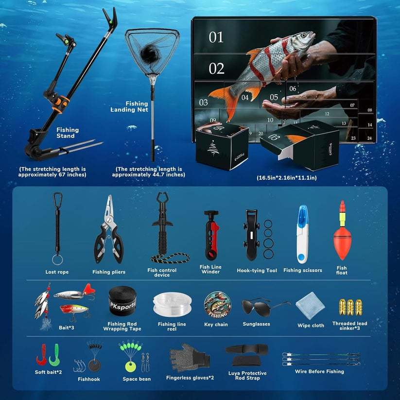 FISHING ADVENT CALENDAR | 24 Days of Fishing Lures