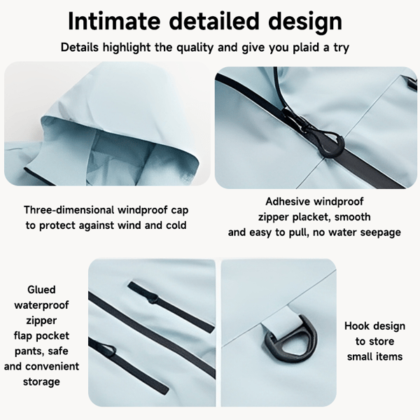 🥾LAST DAY 49% OFF👔 Waterproof Jacket: 3D-Cut Waterproof Jacket – Fits Hiking, Commuting & Casual Outings!