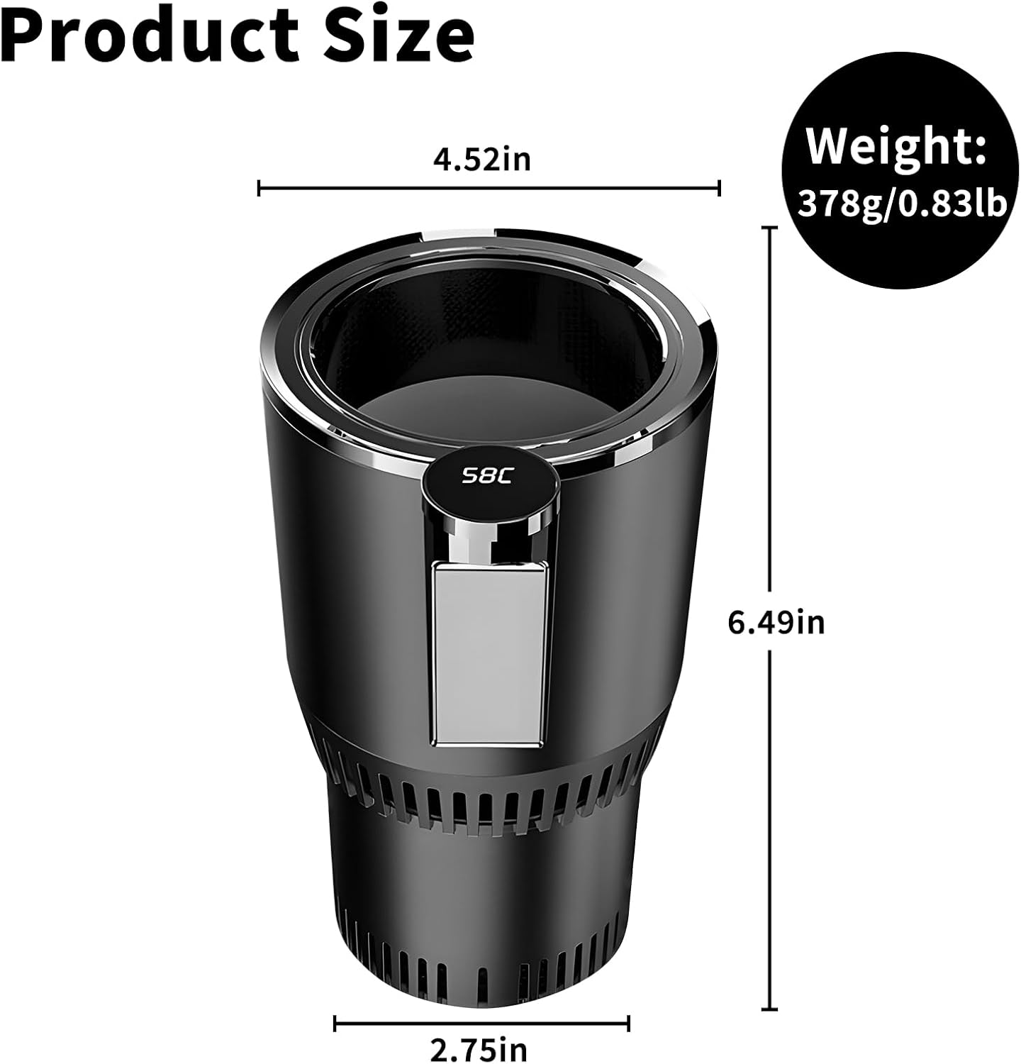 2-in-1 Smart Car Cup Cooler and Heater, Smart Cup 