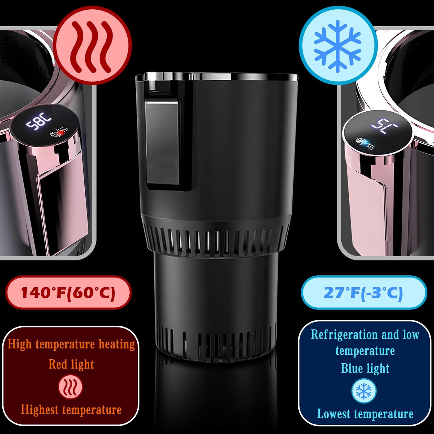 2-in-1 Smart Car Cup Cooler and Heater, Smart Cup 