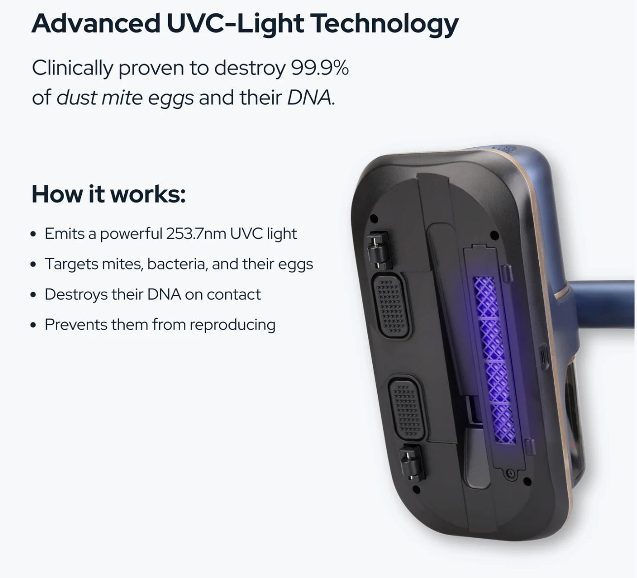 Komira™ Family Anti-Allergy UV Vacuum