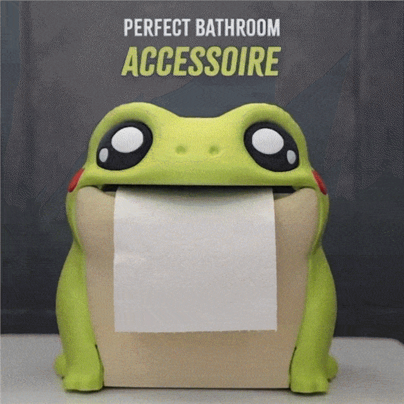 Frodrick the Frog 🐸 Toilet Paper Dispenser