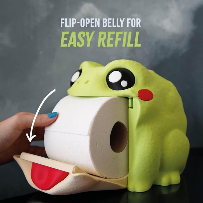 Frodrick the Frog 🐸 Toilet Paper Dispenser