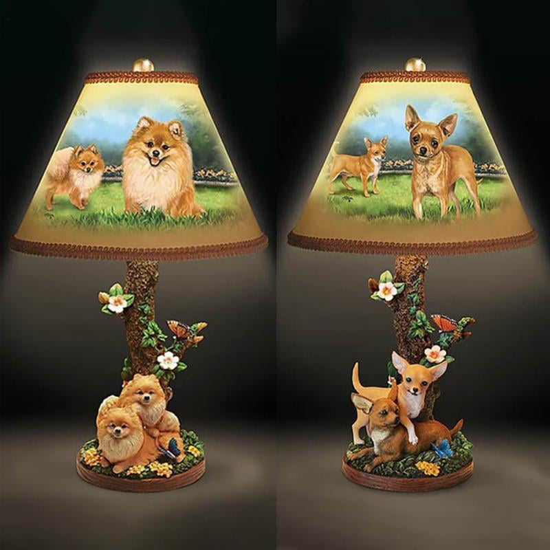 🎁A great gift - cat and dog table lamp