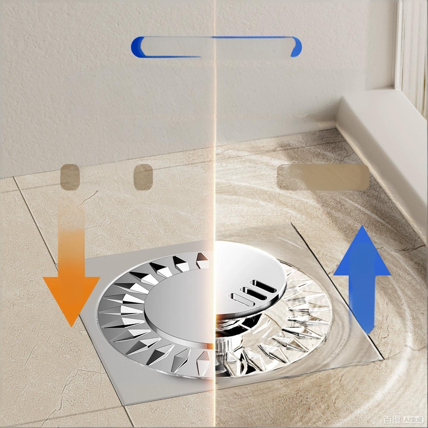 New odor-proof floating floor drain core