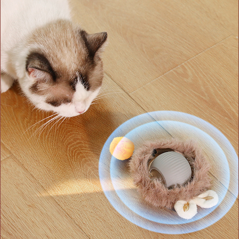 ✨2025 New Arrivals, 50% Discount✨Pet cat smart self-sports toy ball