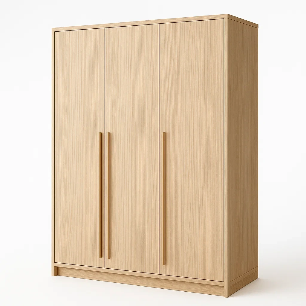 Armoire en bois trois portes 180x120x60 cm-Mobiruso