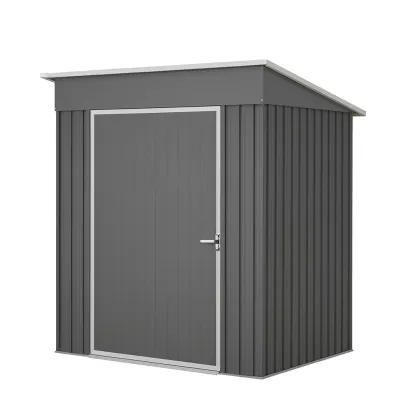 Abri de jardin Métallique Gris 195 cm x 152 cm x 213 cm-Mobiruso