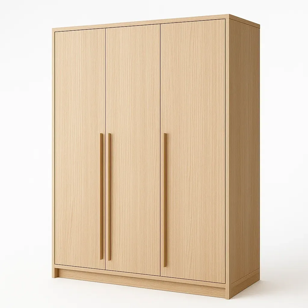 Armoire en bois trois portes 180x120x60 cm-Mobiruso