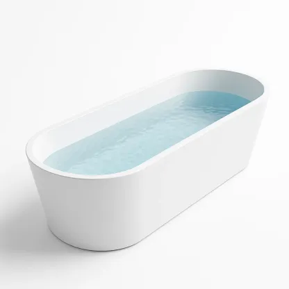 Baignoire îlot acrylique blanc-Mobiruso