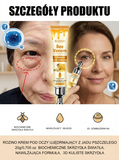 Balsam pod oczy z jadem pszczelim o działaniu ujędrniającym