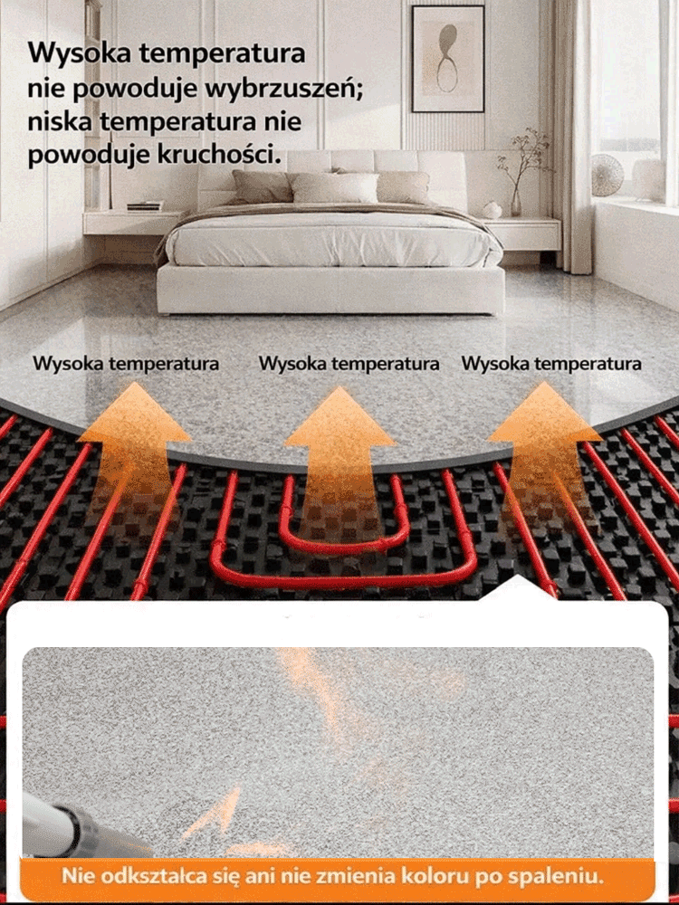 【Tekstura kryształowego marmuru】Powłoka podłogowa z kolorowego piasku epoksydowego