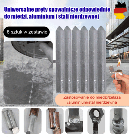 Uniwersalny pręt spawalniczy do naprawy w niskich temperaturach