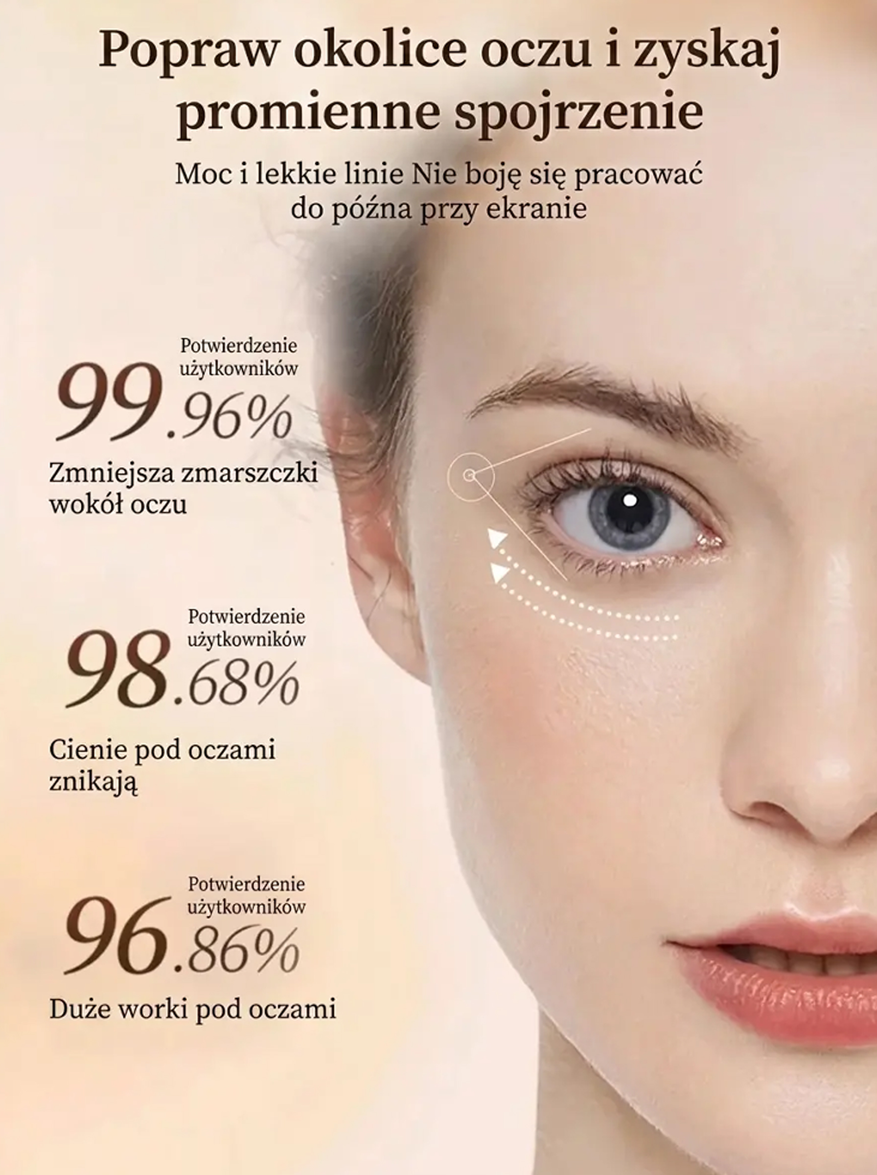 Balsam pod oczy z jadem pszczelim o działaniu ujędrniającym