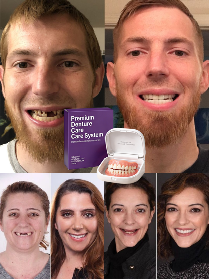 Polecany przez ponad 100 dentystów w Europie - Naturalny zestaw do protez zębowych niewidocznych