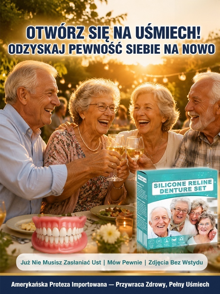 🔥 Nowy komplet protez z importu z USA| Bezbolesny zgryz · Płatność przy odbiorze | Swoboda jedzenia i idealny uśmiech bez kleju | Odzyskaj uśmiech w 3 minuty!  | Pełna adsorpcja!  | Nawet twarde pokarmy się nie ruszą