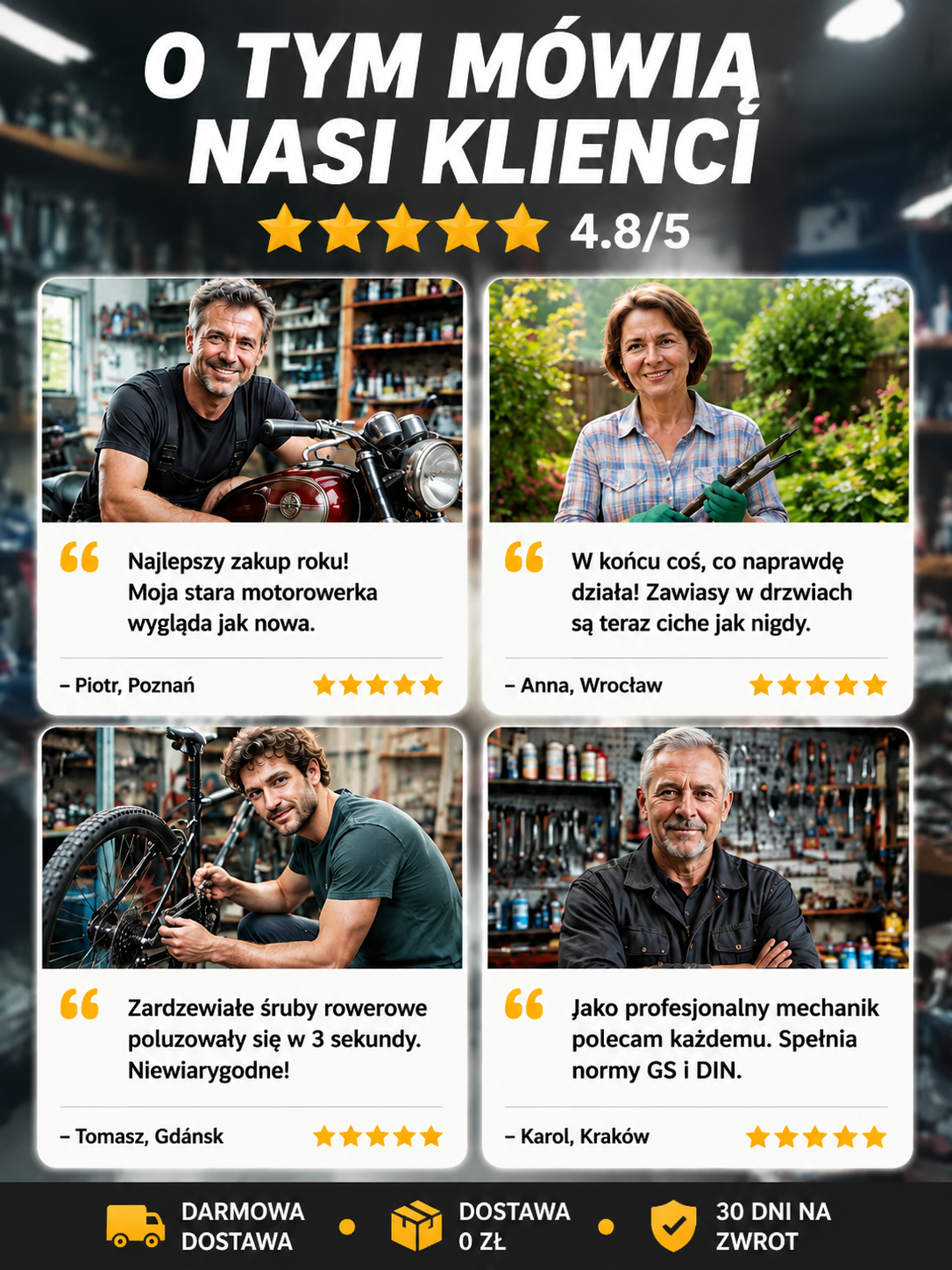 ⚡Roztrysk 2 w 1 do smarowania antyrdzy | Znika w 3 Sekundy | Nano Formuła & Smar| 540 Dni Ochrony | Zmniejsza Tarcie o 99%| Rozpuszcza Rdzę w 3s | Bez Piszczenia i Zacięć🚗