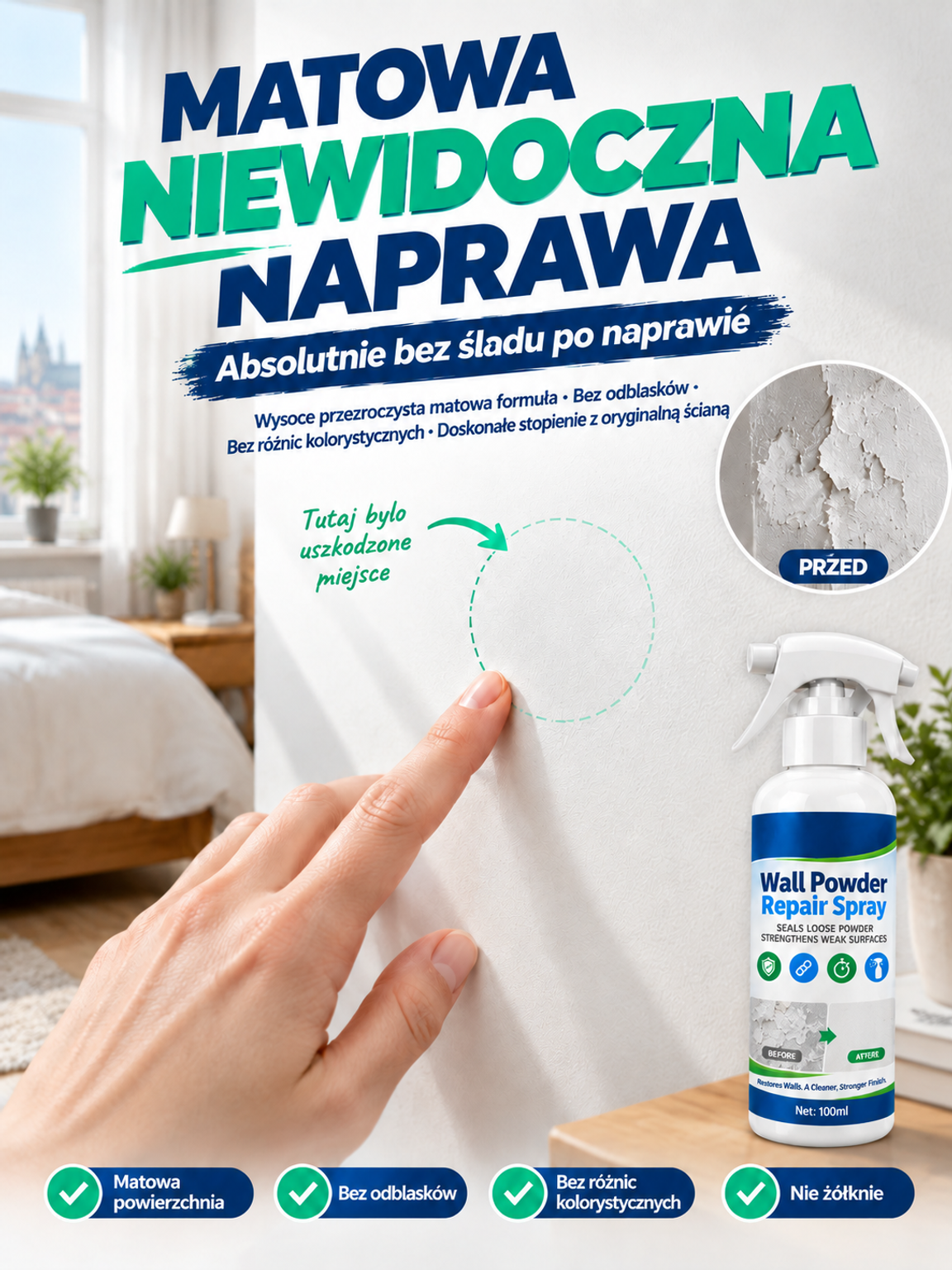 ✨ Niewidzialna Naprawa Ścian 10x Silniejsza | Koniec z Odpadającym Tynkiem! 🏠