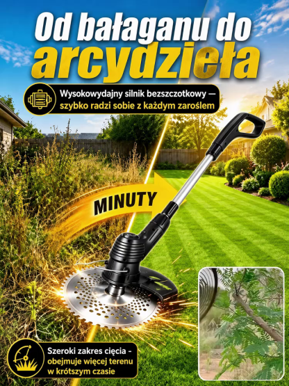 ✨Składana ładowarka do kosiarki ogrodowej z USB| Teleskopowa (21-105cm)✨