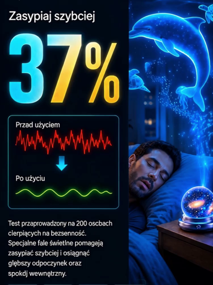 🌊Unosząca się Lampa Projekcyjna Gwiezdnego Nieba 4K Aurora| Jednym kliknięciem zmień swój pokój w rozgwieżdżony kosmos🐋✨🔮🛋️