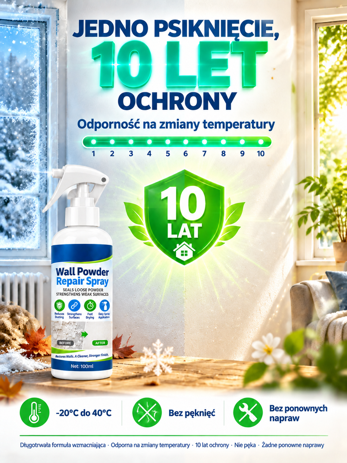 ✨ Niewidzialna Naprawa Ścian 10x Silniejsza | Koniec z Odpadającym Tynkiem! 🏠