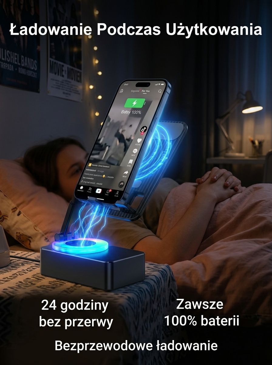 Kinoma na biurku Głośnik Bluetooth 360° z funkcją powerbanku i uchwytem