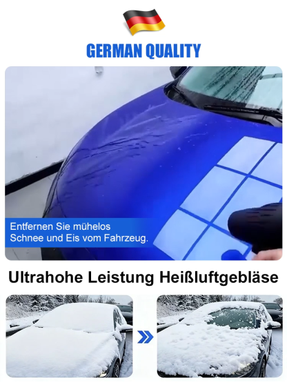 ⚡️10-stufige Windkraft Schneefräse mit Turbo-Leistung, Ausdauer von bis zu 8 Stunden