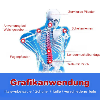 🌿Schmerzstillende Magnettherapie-Pflaster mit Tiefenwirkung, lindert Nacken-, Schulter-, Lendenwirbel- und Beinschmerzen