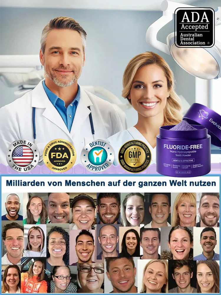 ✅Zahnverfärbungen lösen, Karies vorbeugen, Zahnfleisch reparieren - 50% Rabatt