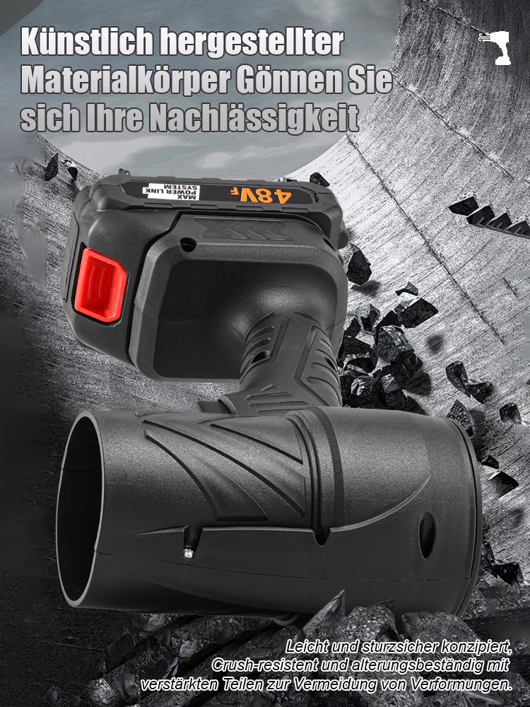 ⚡️10-stufige Windkraft Schneefräse mit Turbo-Leistung, Ausdauer von bis zu 8 Stunden