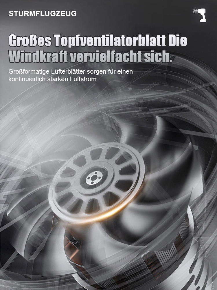⚡️10-stufige Windkraft Schneefräse mit Turbo-Leistung, Ausdauer von bis zu 8 Stunden
