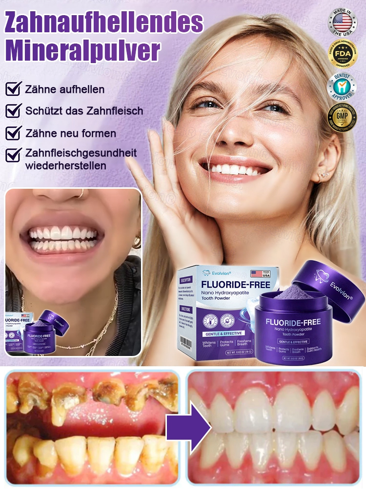 ✅Zahnverfärbungen lösen, Karies vorbeugen, Zahnfleisch reparieren - 50% Rabatt