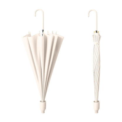 Doppelter extra großer wasserdichter Regenschirm mit langem Griff