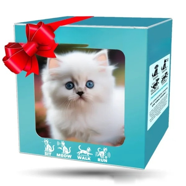 Szczeniak kot symulacja krótka pluszowa lalka