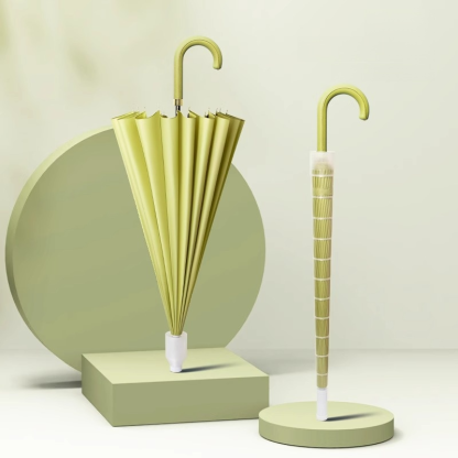 Doppelter extra großer wasserdichter Regenschirm mit langem Griff