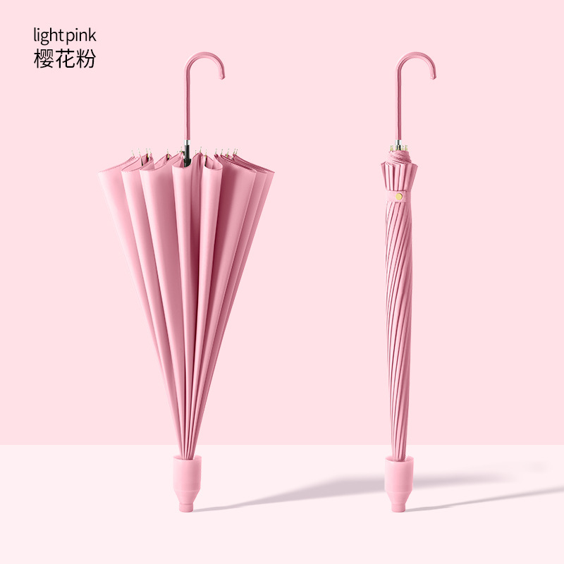 Doppelter extra großer wasserdichter Regenschirm mit langem Griff