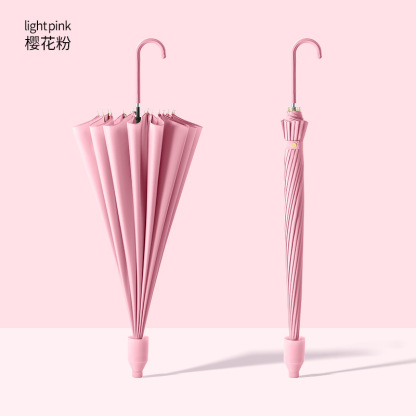 Doppelter extra großer wasserdichter Regenschirm mit langem Griff