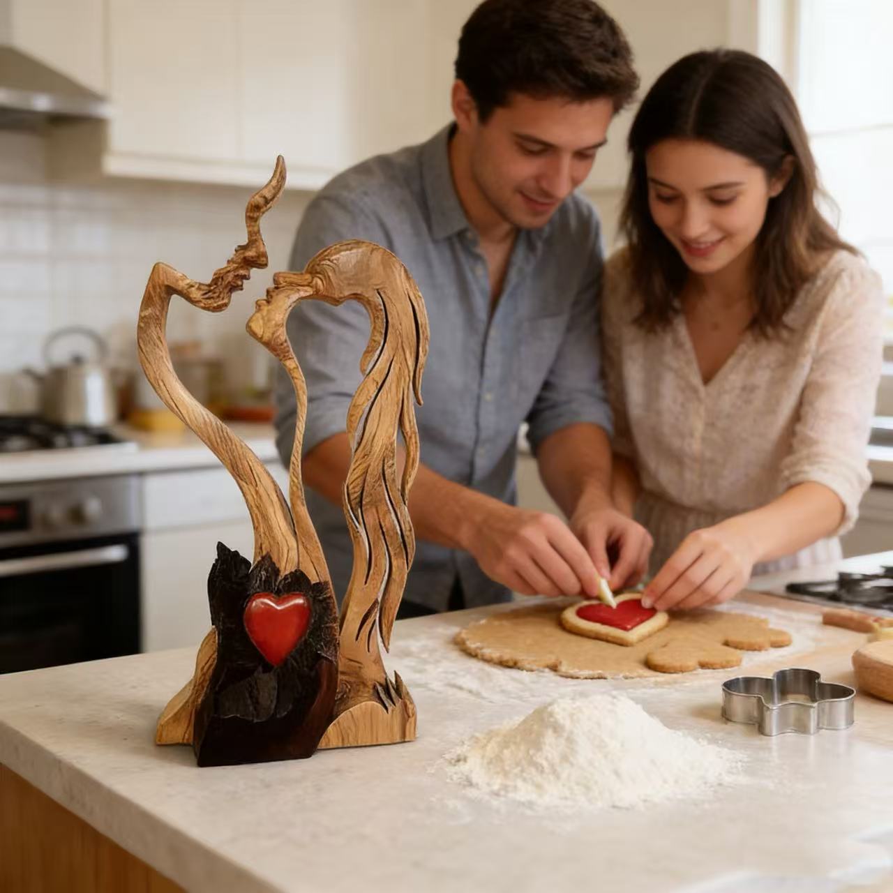 ПОСЛЕДЕН ДЕН 49% ОТСТЪПКА💖Ръчно изработени дървени орнаменти с вечна любов💖