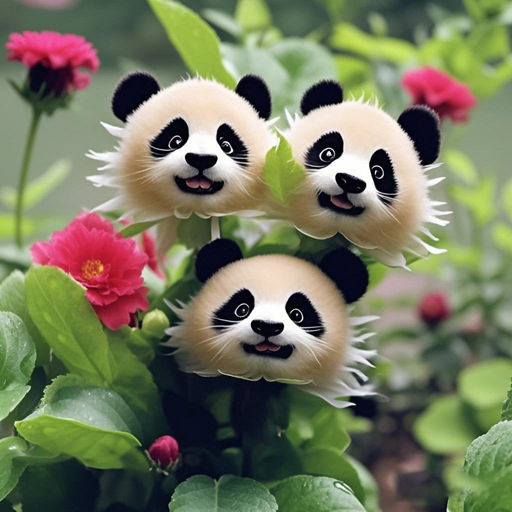 🐼 Kvetina Panda 🪴🧡 Ozdobte svoju záhradu